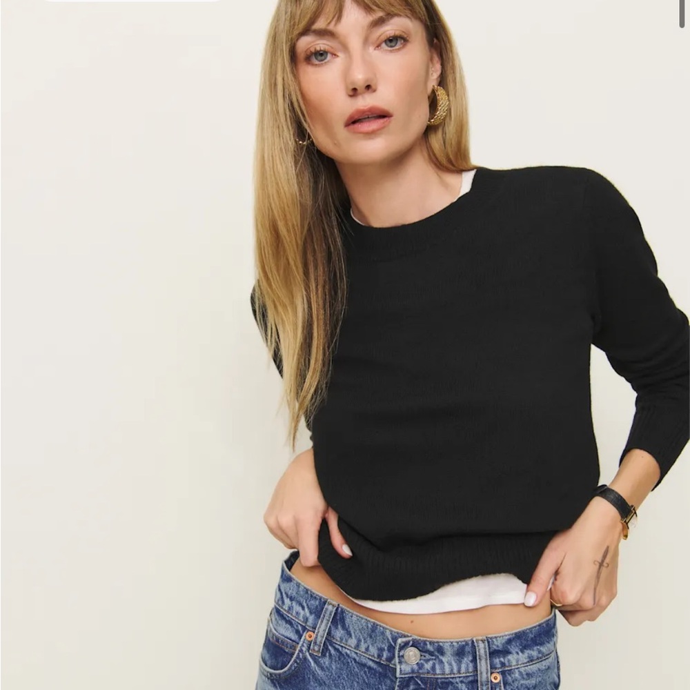 Reformation Dana cashmere crew sweater